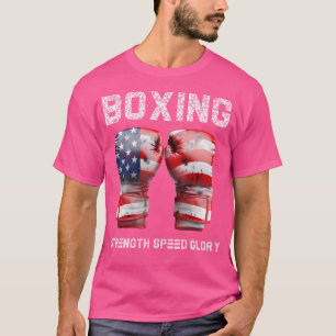 Camiseta Boxing American Flag Speed Glory Usa Boxe