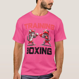 Camiseta Boxing British Shorthair Subliming Cute Cats As