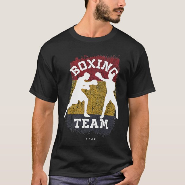 Camiseta Boxing Chad Combat Sports Fighter Boxing (Frente)