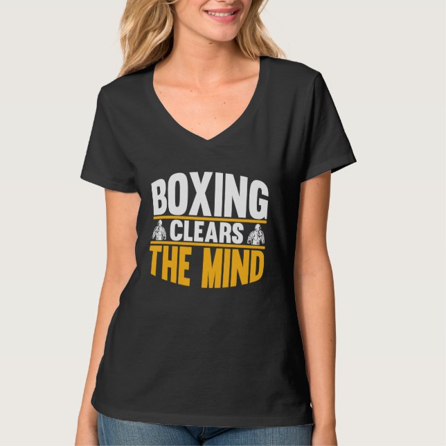 Camiseta Boxing Clears The Mind I Boxing (Frente)