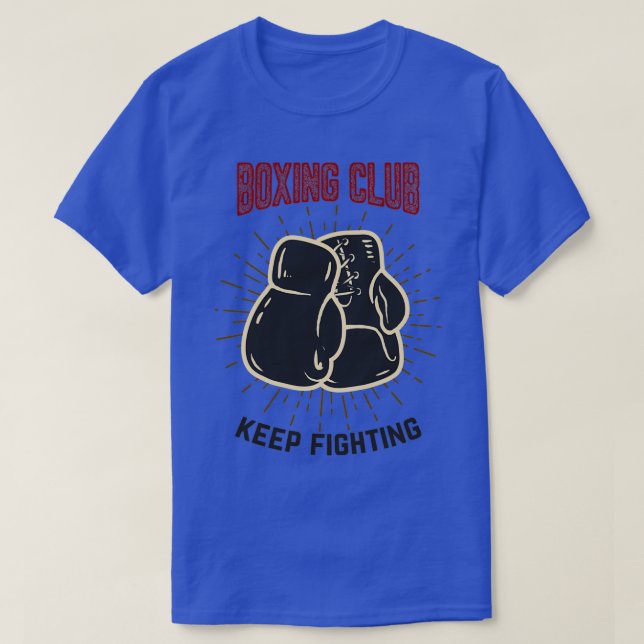 Camiseta Boxing Club continua lutando (Frente do Design)