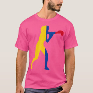 Camiseta Boxing Colombia Flag Women Girl Box Competiti