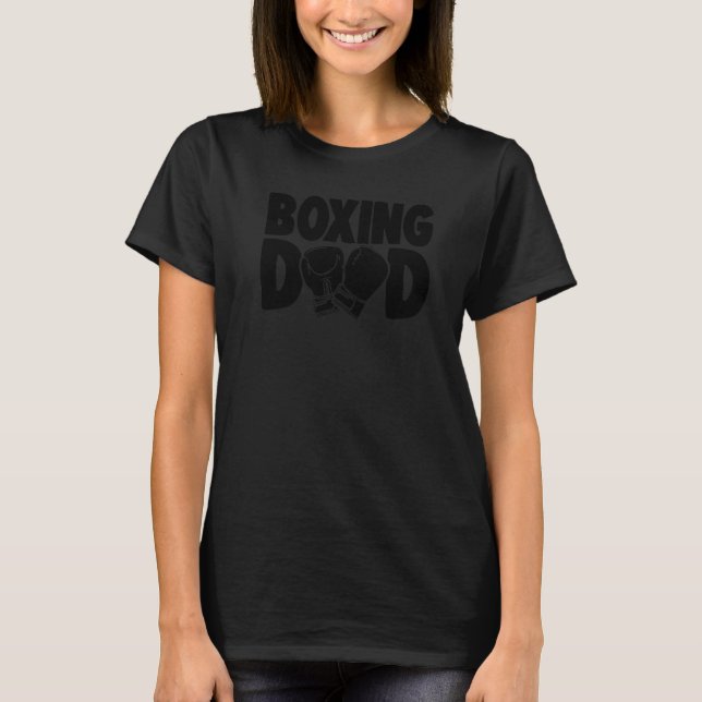 Camiseta Boxing Dad  Women Boxing Mommy Sports Love (Frente)