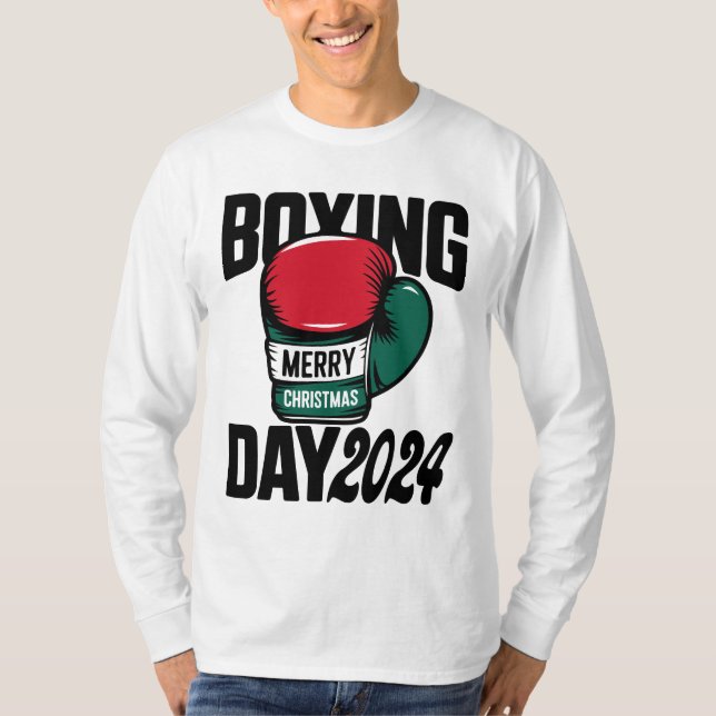 Camiseta Boxing Day 2024 Christmas Long Sleeve (Frente)