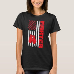 Camiseta Boxing de combate, EUA Kick Boxing, EUA Boxing, Am