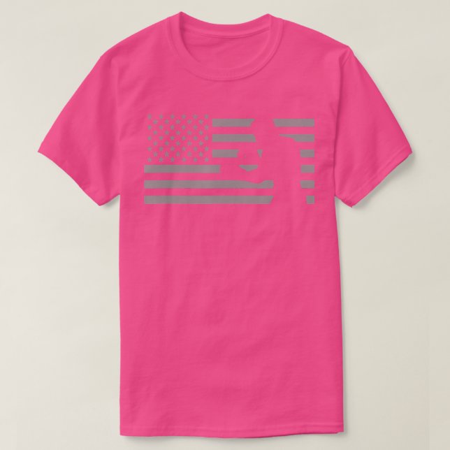 Camiseta Boxing de Sinalizador Americano (Frente do Design)