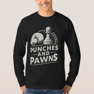 Camiseta Boxing E Pawns Chessboxing Player Boxing