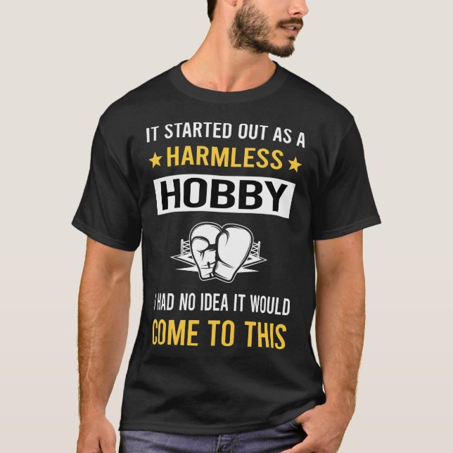 Camiseta Boxing Hobby Sem Danos (Frente)