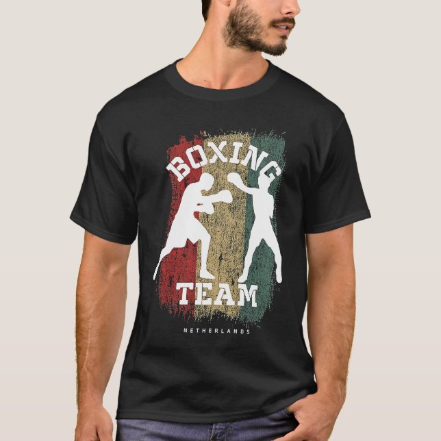 Camiseta Boxing Holanda Combate à Luta Esportiva Boxing (Frente)