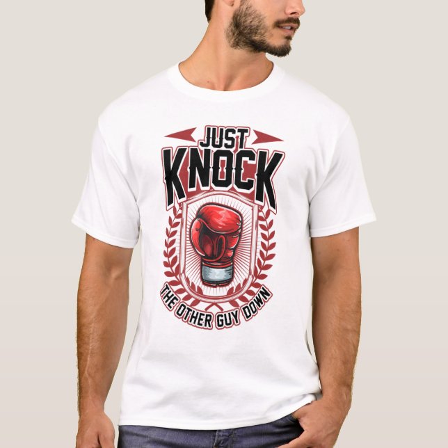 Camiseta Boxing Inspired Boxing Advice Related Sarcastic Bo (Frente)