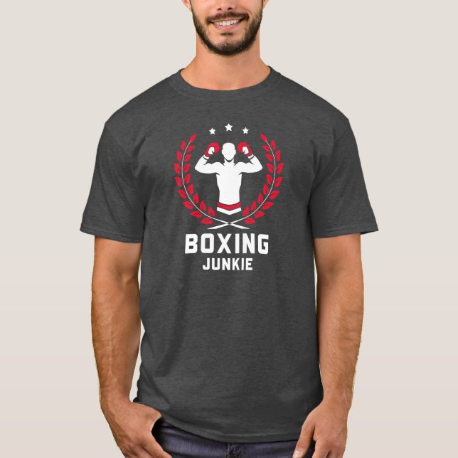 Camiseta Boxing Junkie Dark (Frente)