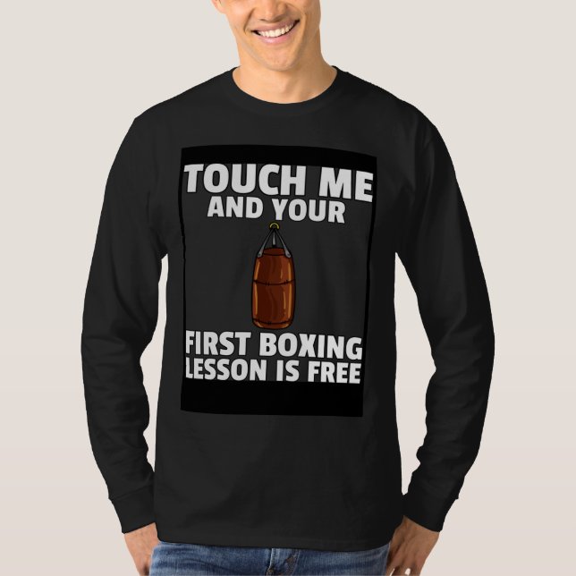 Camiseta Boxing Kickboxing  For Boxer Fighter (Frente)
