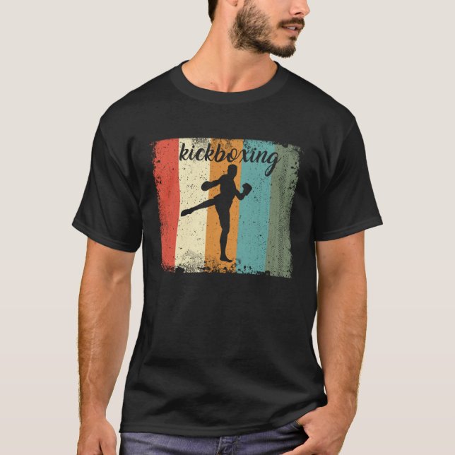 Camiseta Boxing Kickboxing Retro Vintage Apparel (Frente)