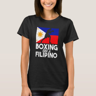 Camiseta Boxing Like A Filipino Flag Boxing Pino