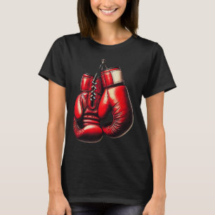 Camiseta Boxing Luvas Red Boxing Esporte Boxer Kickboxe