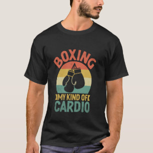 Camiseta Boxing My Cardio Boxer Sports Gym Athlete