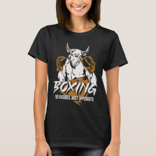 Camiseta Boxing No Excuses Simplesmente Uppercuts MMA Fight