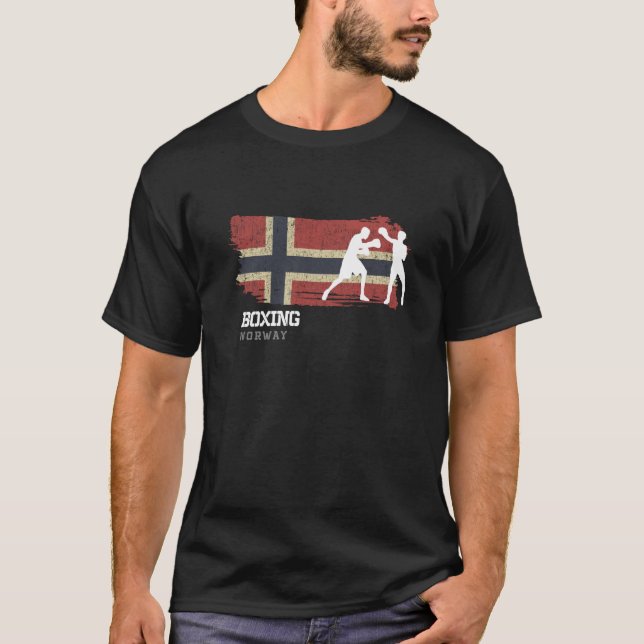 Camiseta Boxing Norway Combat Sports Fighter Boxing 1 (Frente)