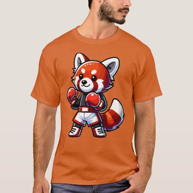 Camiseta Boxing Red Panda Boxer (Frente)