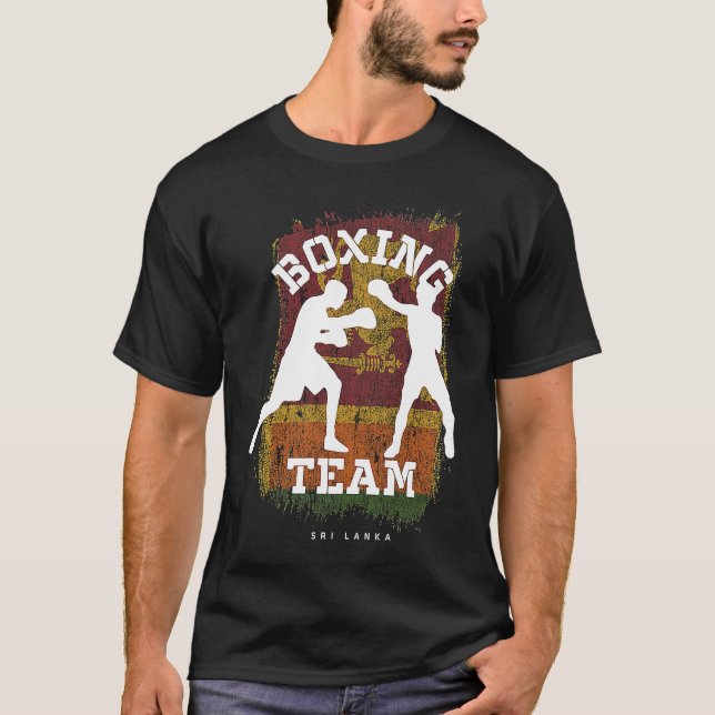 Camiseta Boxing Sri Lanka Combate Boxing (Frente)