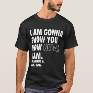 Camiseta Boxing - Vou mostrar-vos como sou Excelente