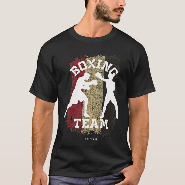 Camiseta Boxing Yemen Combat Sports Fighter Boxing (Frente)
