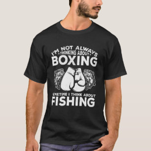 Camiseta Boxingman Artes Marciais Lutador de Boxe Pescaria