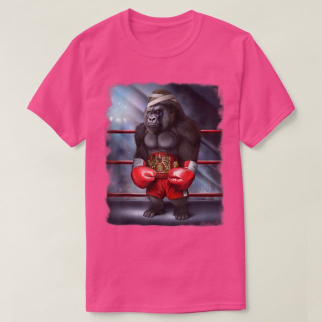 Camiseta Boxion Champion Gorilla Fighter (Frente do Design)