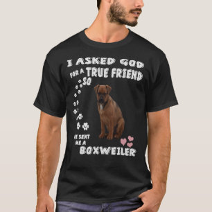 Camiseta Boxweiler Adorável Boxie Rottie Lover Box Rottie 