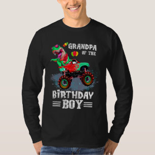 Camiseta Boy ama o Monster Truck Birthday Boy Party for Gr