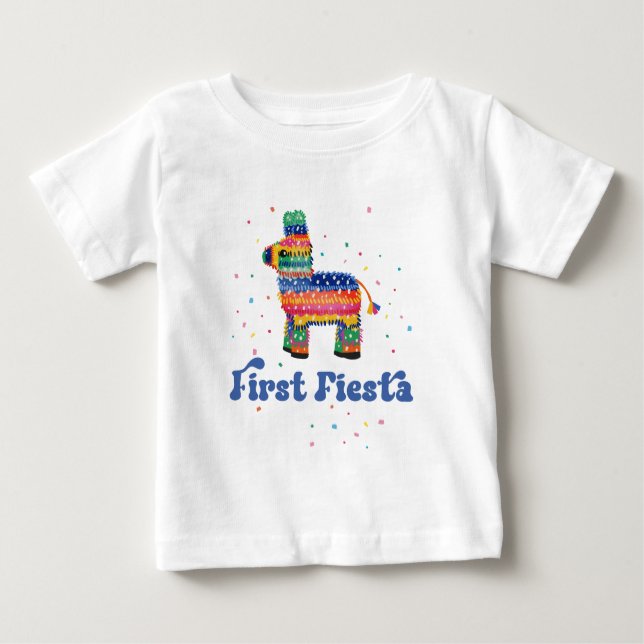 Camiseta Boy First Fiesta Birthday (Frente)