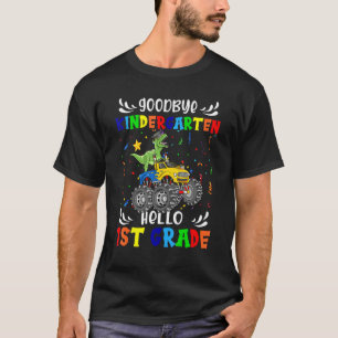 Camiseta Boy Goodbye Kindergarten Alô Primeiro Graduado