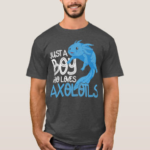 Camiseta Boy Love Axolotls Exotic Axolotl