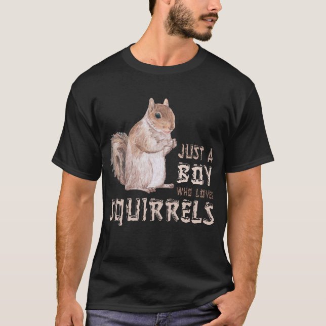 Camiseta Boy Squirrel Lover (Frente)