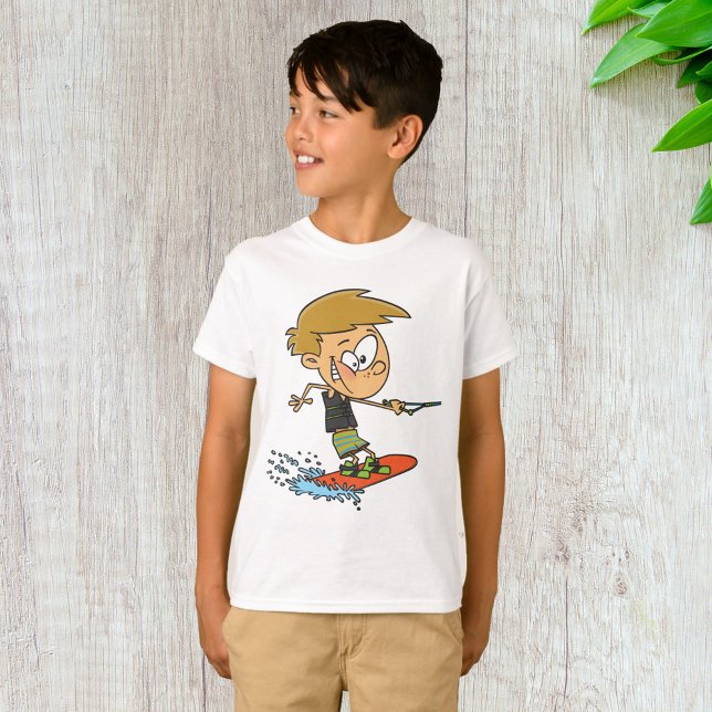 Camiseta Boy Wakeboard Divertimento Verão (Criador carregado)