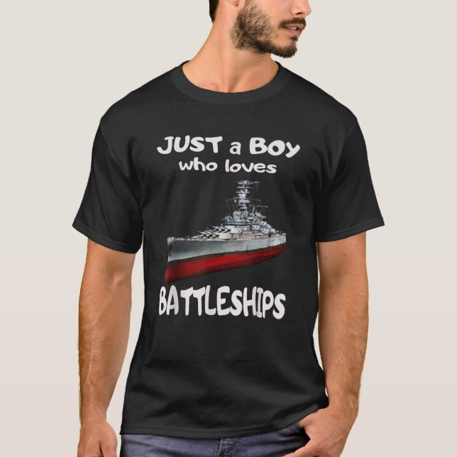 Camiseta Boy Who Loves American USA Wisconsin Bat 64 WW2 (Frente)