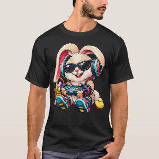 Camiseta Boys Easter Funny Video Games Bunny Happy Easter