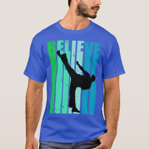 Camiseta Boys Karate Birthday Vintage afligiu Taekwondo