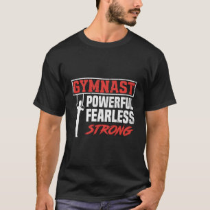 Camiseta Boys Mens Gymnastics Esportiva Forte Gymnast Engra