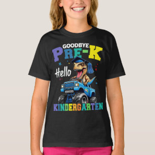 Camiseta Boys para graduação de Truque T rex pré-k Monster