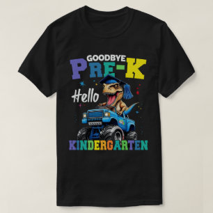 Camiseta Boys para graduação de Truque T rex pré-k Monster
