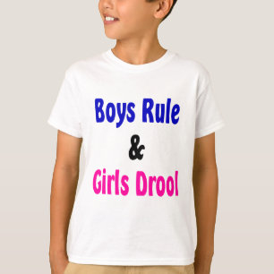 Camiseta Boys Rule & Girls Drool