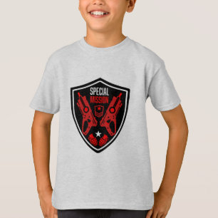 Camiseta Boys Toy Dart Gun Batalha