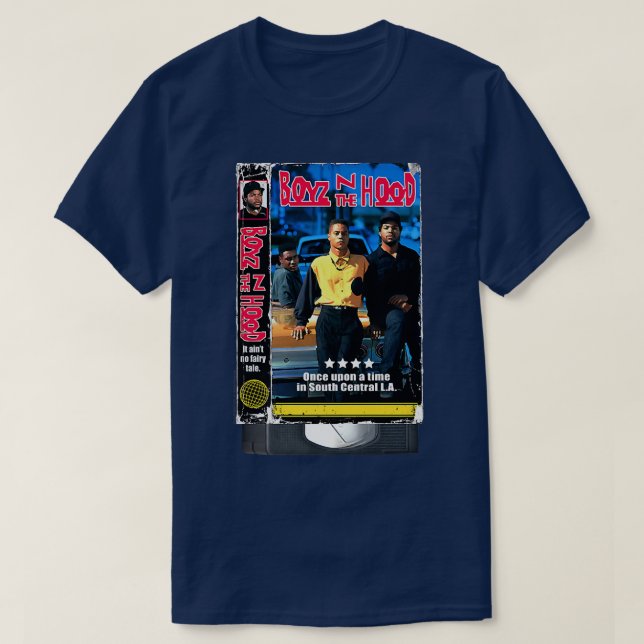 Camiseta Boyz na Hood VHS (Frente do Design)