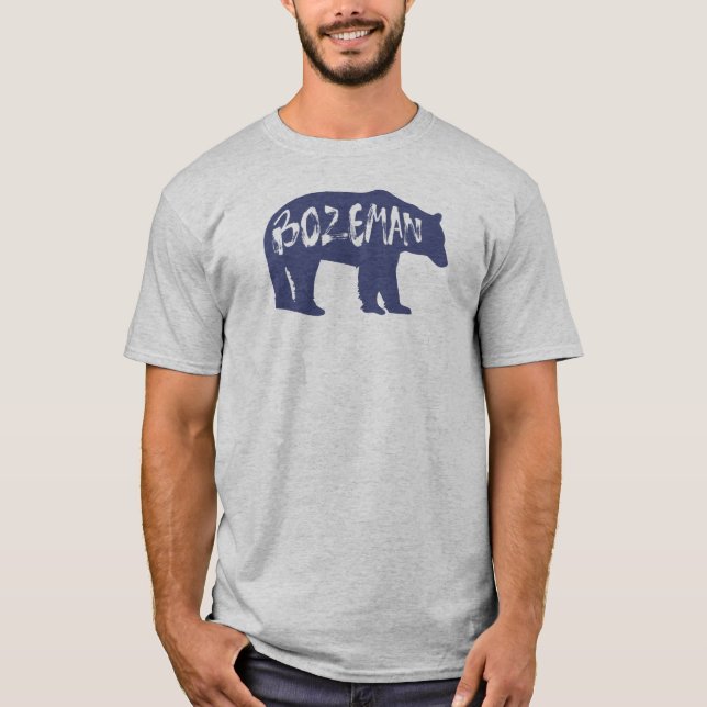 Camiseta Bozeman Montana Bear (Frente)