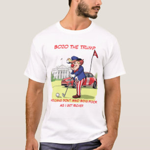 Camiseta Bozo Os Trunfos Americanos Não se importam de ser 
