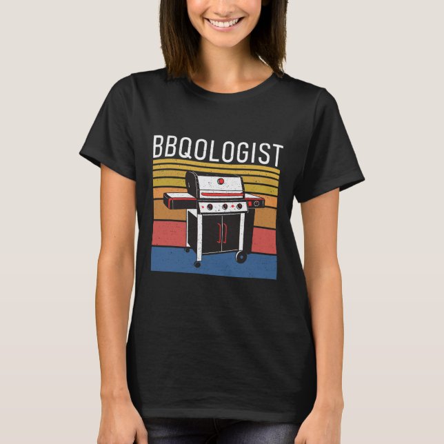 Camiseta Bqologista Grill Byrbecue Funny Griling (Frente)