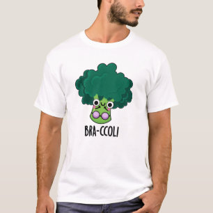 Camiseta Bra-ccoli Funny Veggie Broccoli Bra Pun