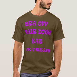 Camiseta Bra Off Hair Down Elevar Sorvete