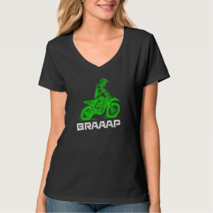 Camiseta Braap 2 Traço Enviá-Lo Motocross Dirt Bike Gr